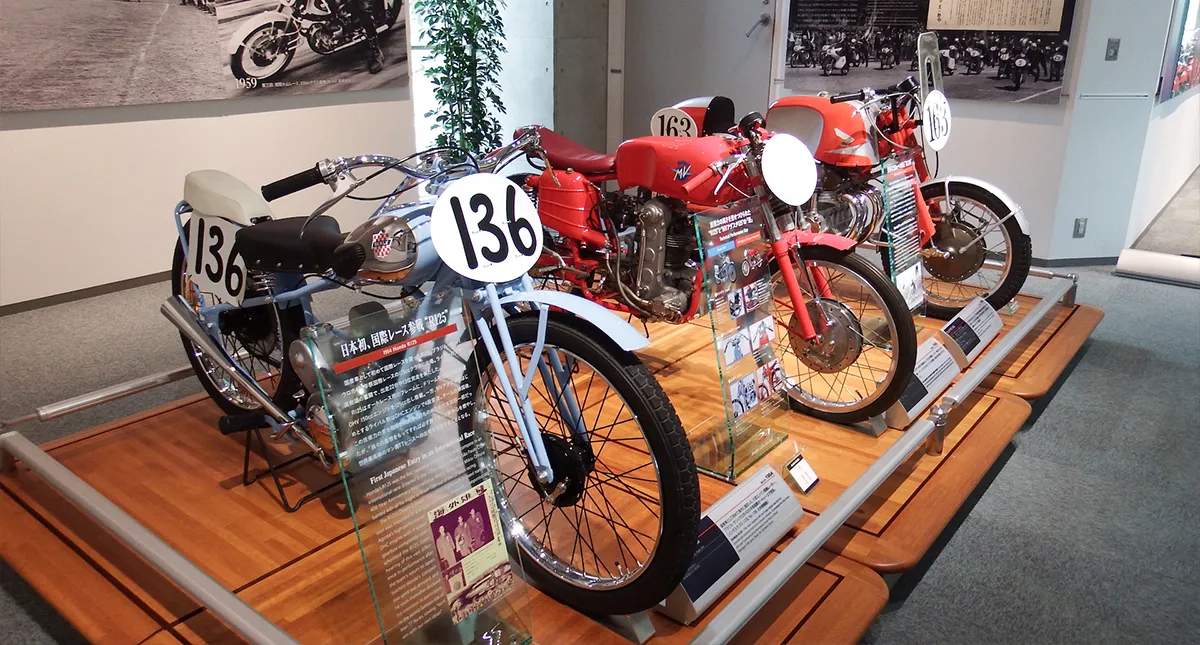 Moto R125, primeira moto Honda a participar de uma corrida internacional em 1954