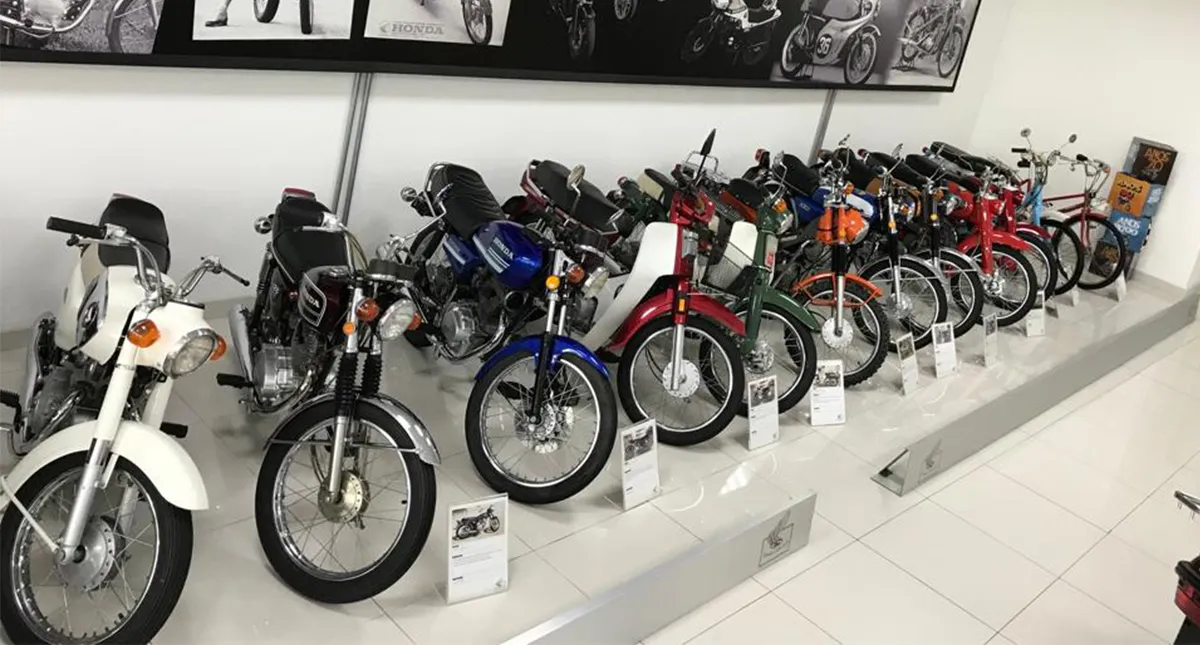 Motos expostas Museu da Honda Remaza Collection