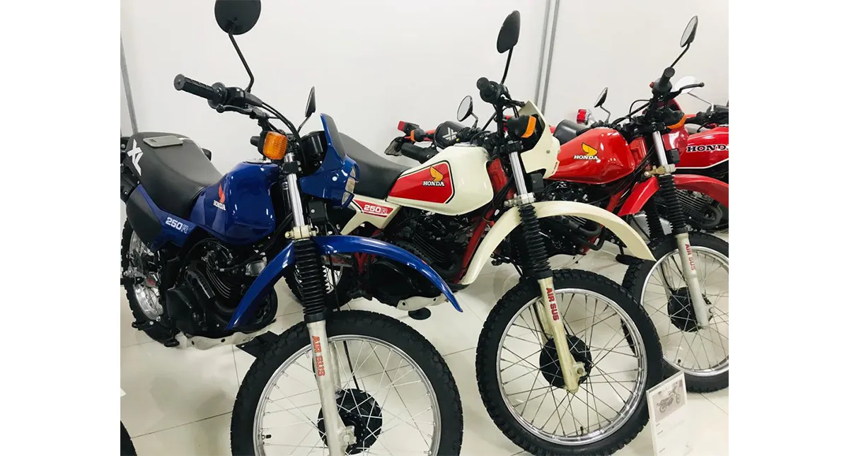 Motos XL 250R no Museu Honda Remeza Collection