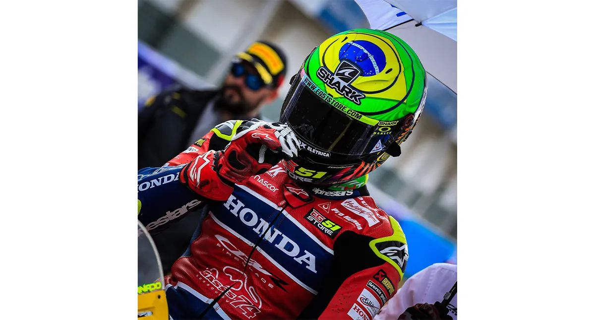 Piloto Eric Granado durante a sétima etapa do campeonato Espanhol de Superbike