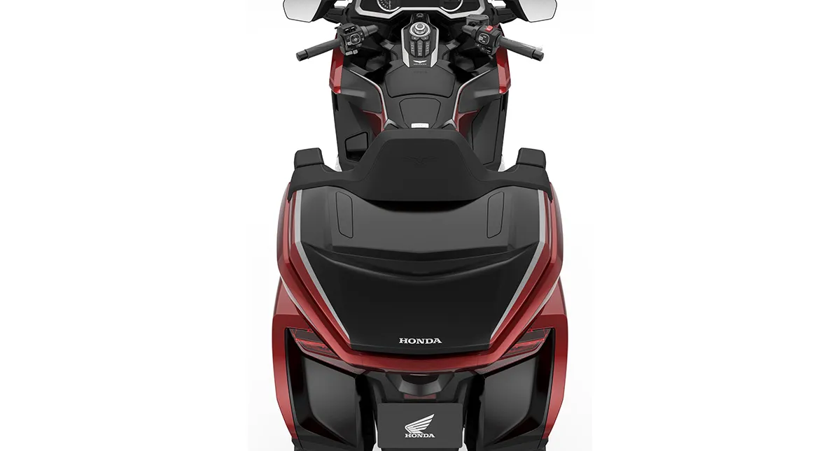 Detalhes assento da Moto Honda GL 1800 Gold Wing Tour
