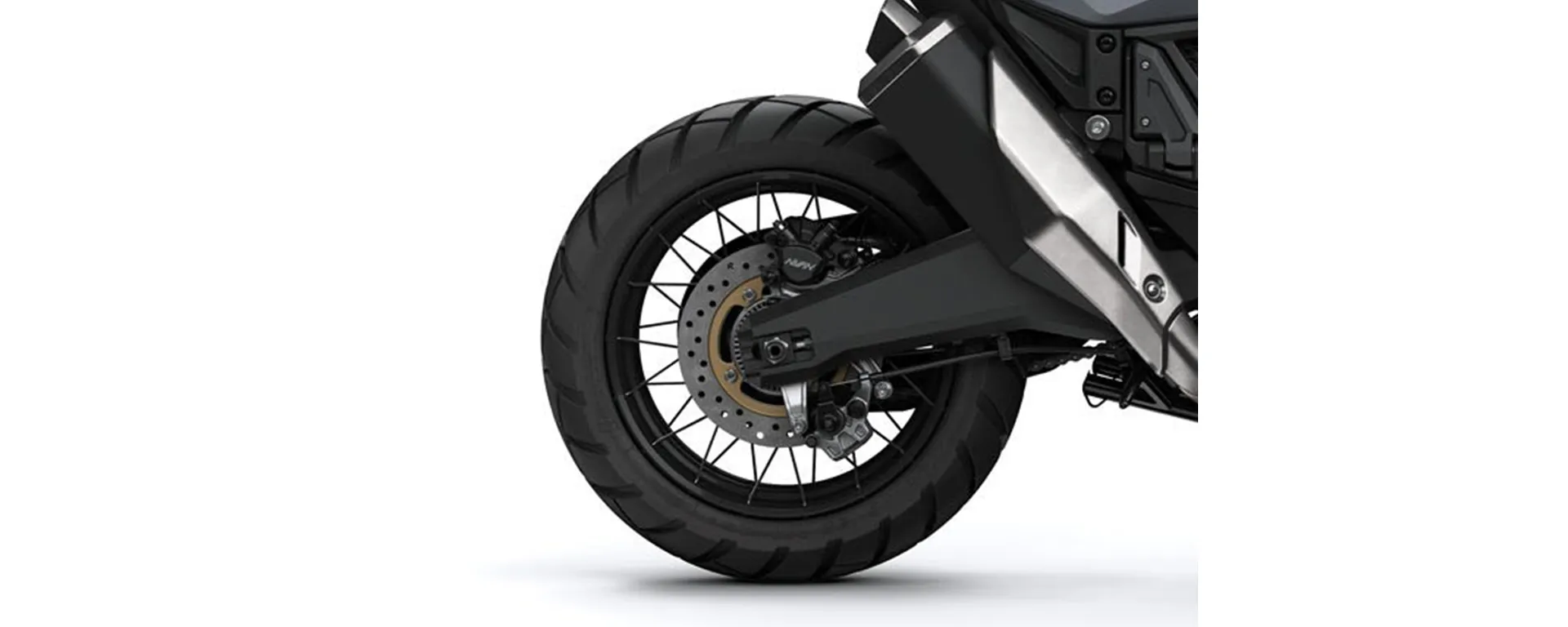 Freio traseiro ABS da Moto Honda X-ADV Cinza Fosco