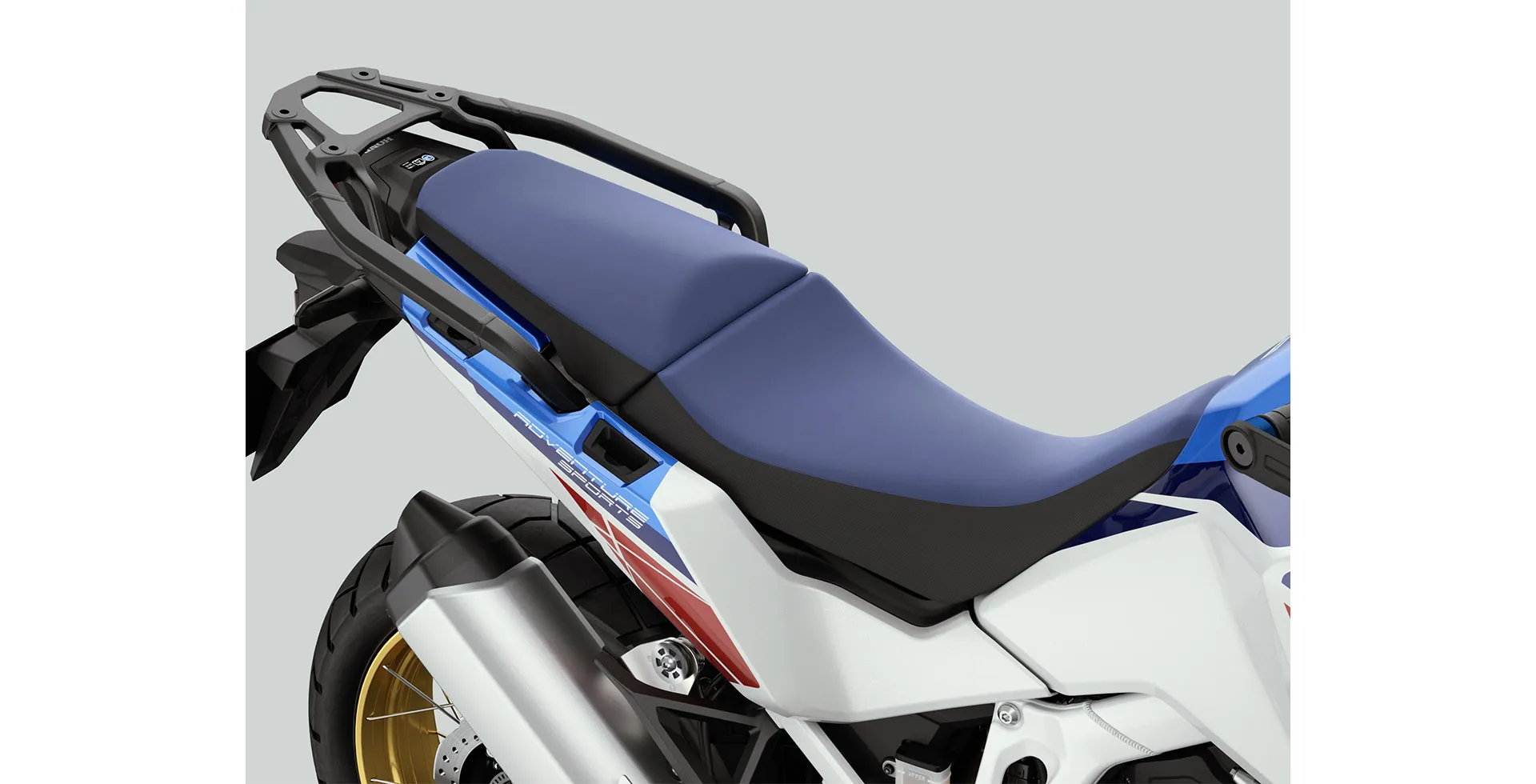 Detalhe Banco bipartido da Moto Honda CRF 1100l Africa Twin Adventure Sports