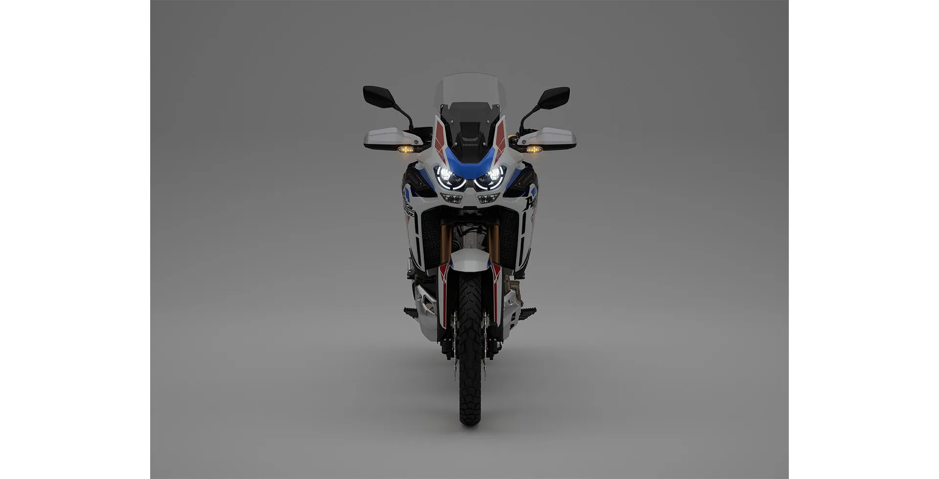 Detalhe da Iluminação Full Led da Moto Honda CRF 1100L Africa Twin Adventure Sports