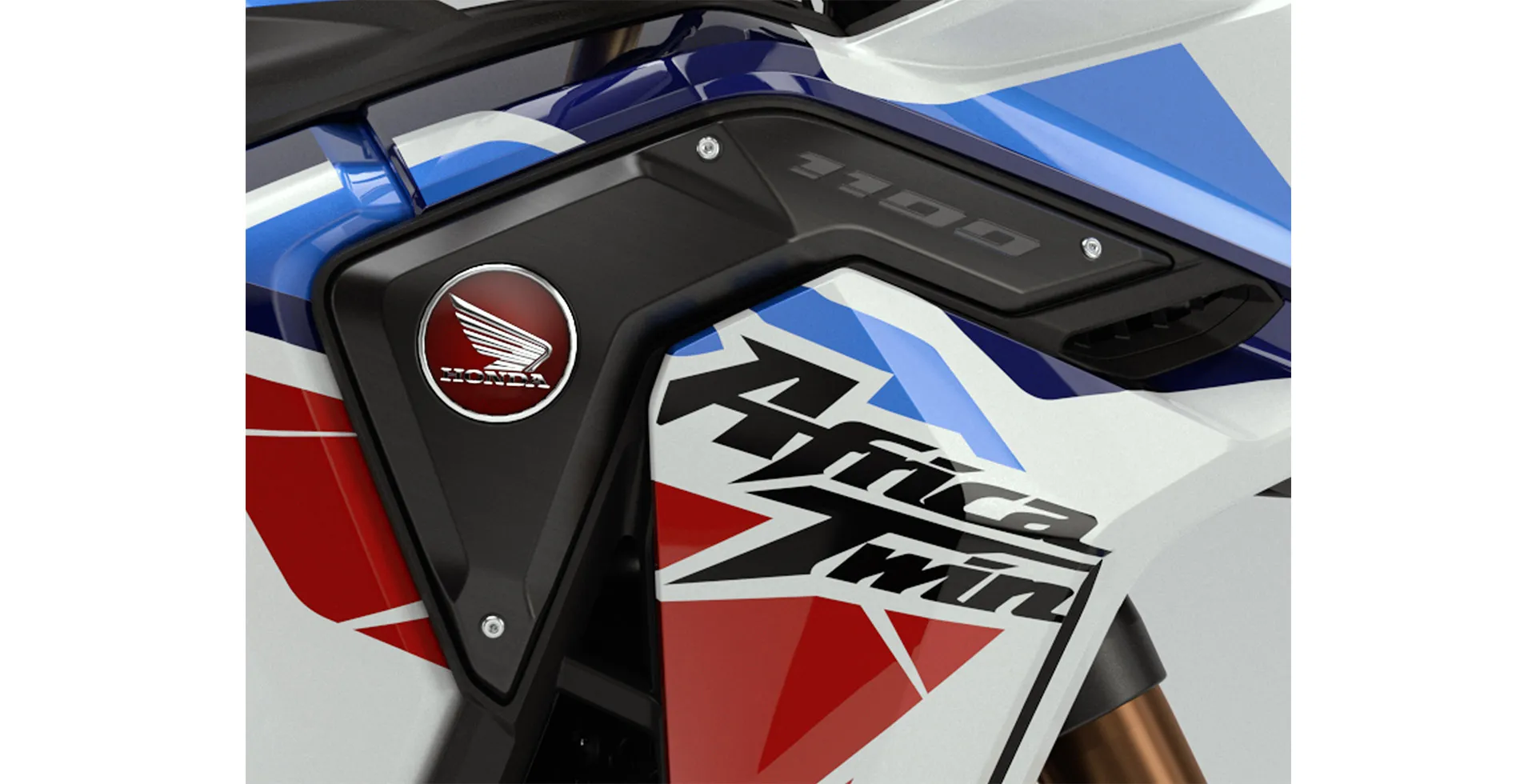 Detalhe Lateral da Moto Honda CRF 1100l Africa Twin Adventure Sports