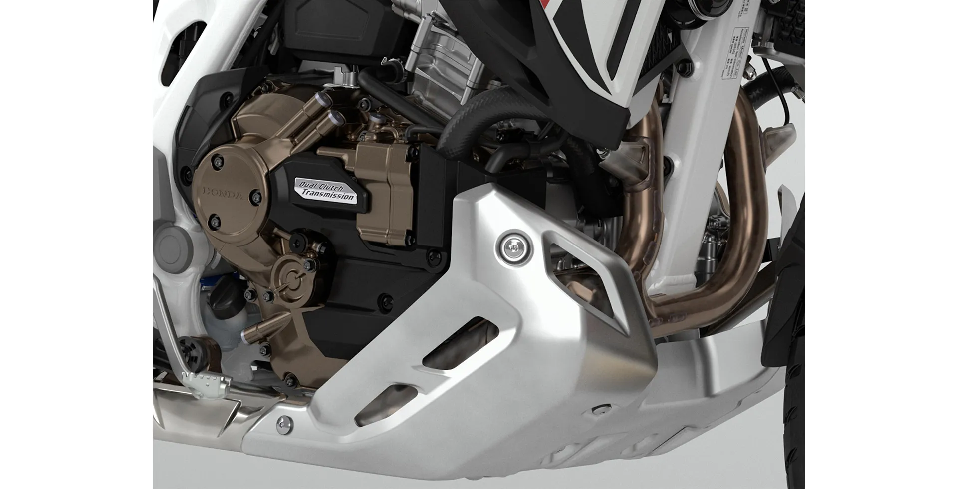 Detalhe Lateral da Moto Honda CRF 1100l Africa Twin Adventure Sports DCT