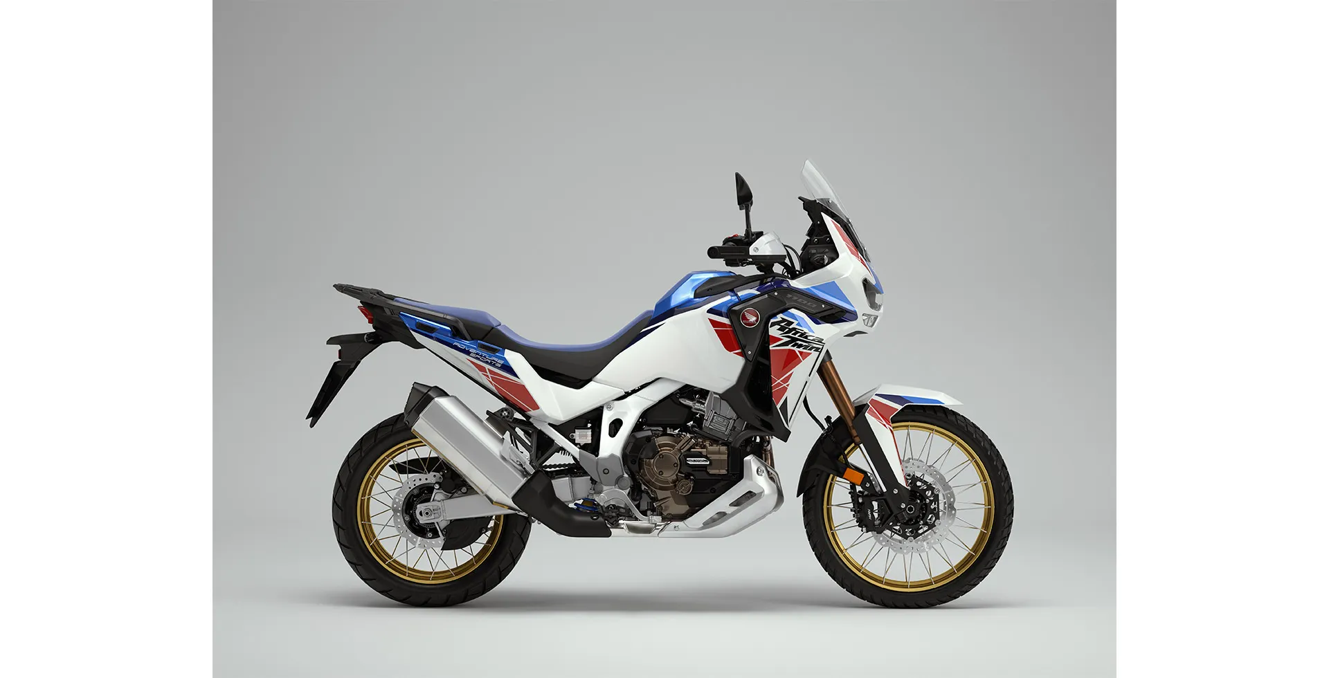 Lateral Direita da da Moto Honda CRF 1100L Africa Twin Adventure Sports
