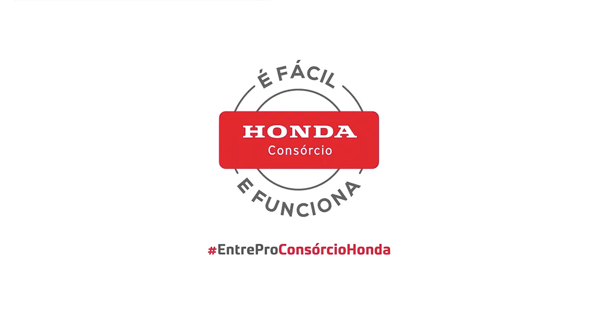 Cartaz Honda Consórcio é fácil e funciona