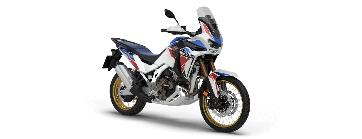 Moto Honda CRF 1000L Africa Twin Adventure Sports na posição 3/4 de frente