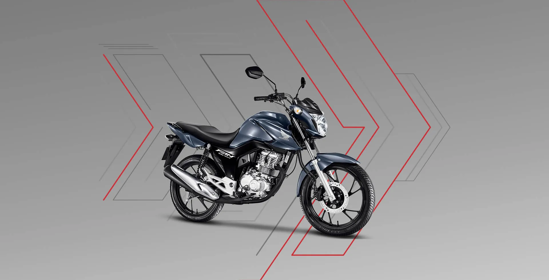 HONDA CG 160 FAN 2023 - PLUS MOTOS 