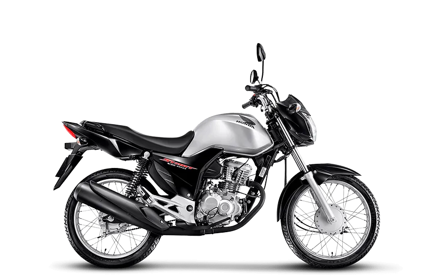 Moto Honda CG 160 Start Prata Metálico