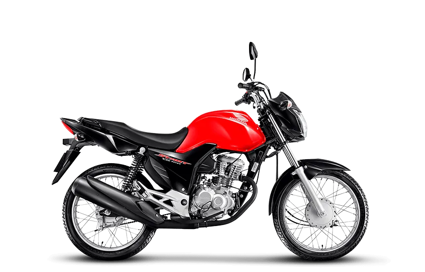 Moto Honda CG 160 Start Vermelha