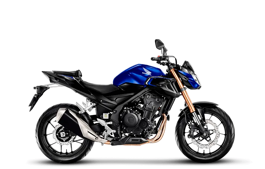 Moto Honda CB 500F Azul Perolizado