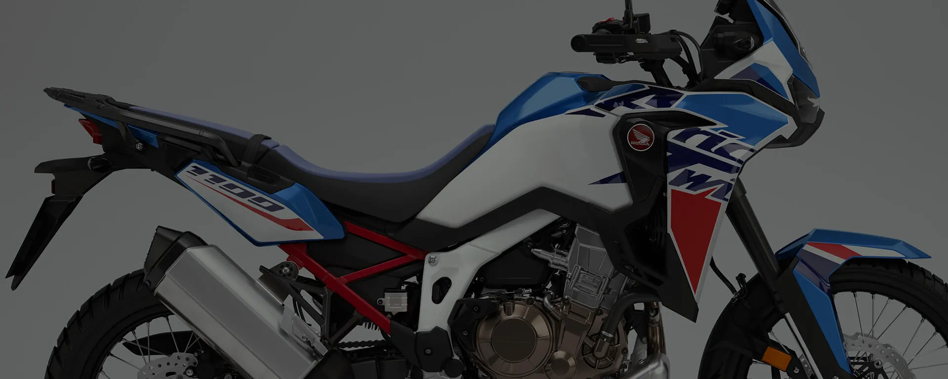 Assento Ajistável da Moto Honda Africa Twin MT Azul Metálico