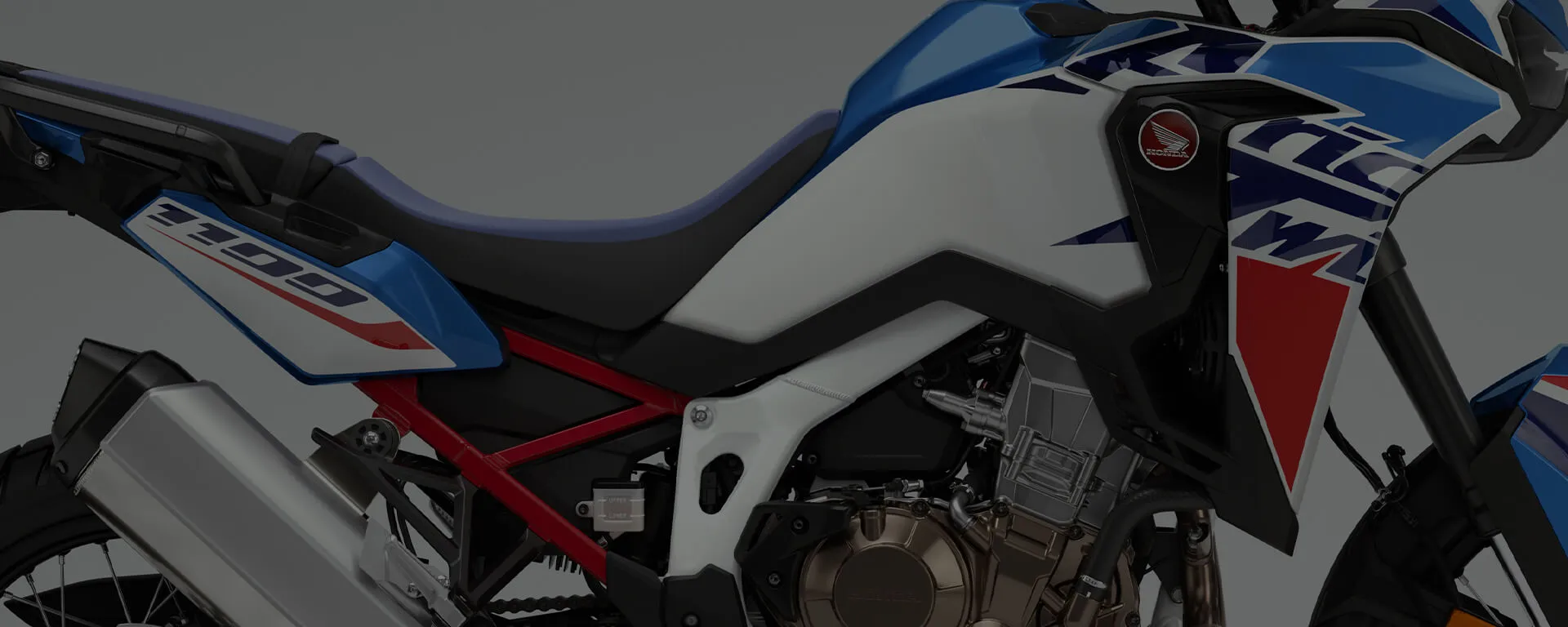 Ciclística da Moto Honda Africa Twin MT Azul Metálico