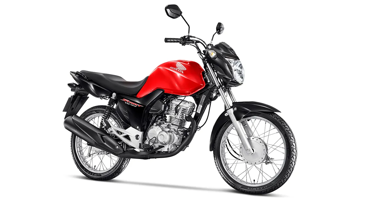 Motocicleta Honda CG 160 Start 2024 Vermelha 
