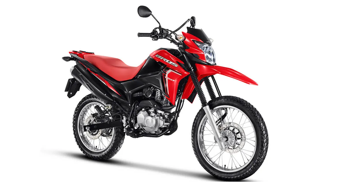 Motocicleta Honda NXR 160 Bros ESDD 2024 Vermelha