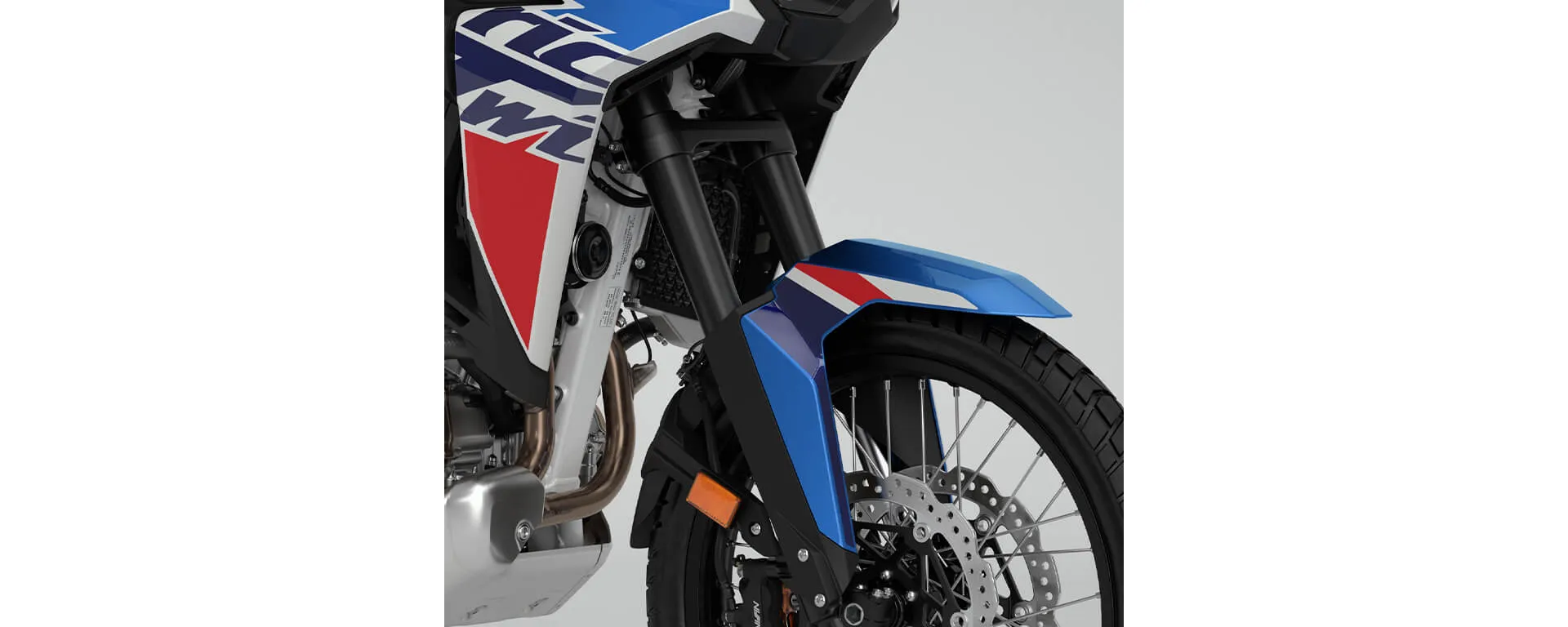 Suspensão Invertida da Moto Honda Africa Twin MT Azul Metálico