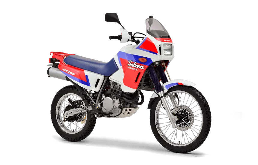 História da Moto Honda NX 350 Sahara Branca 1991