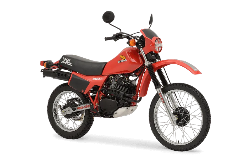 História da Moto Honda XL 250R Vermelha 1982
