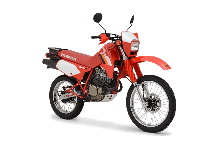 História da Moto Honda XLX 350R Vermelha 1992