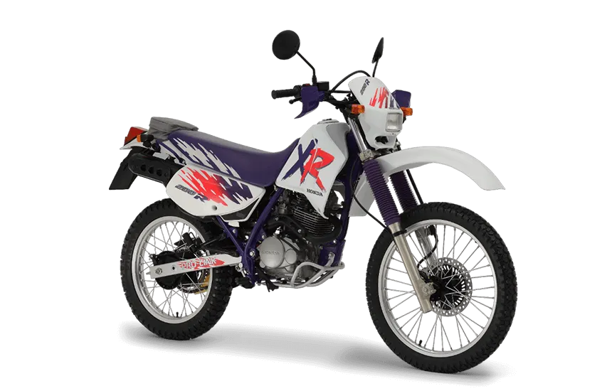 História da Moto Honda XR 200R Branca 1997