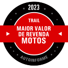 Maior valor de revenda de motos - Trail 2023