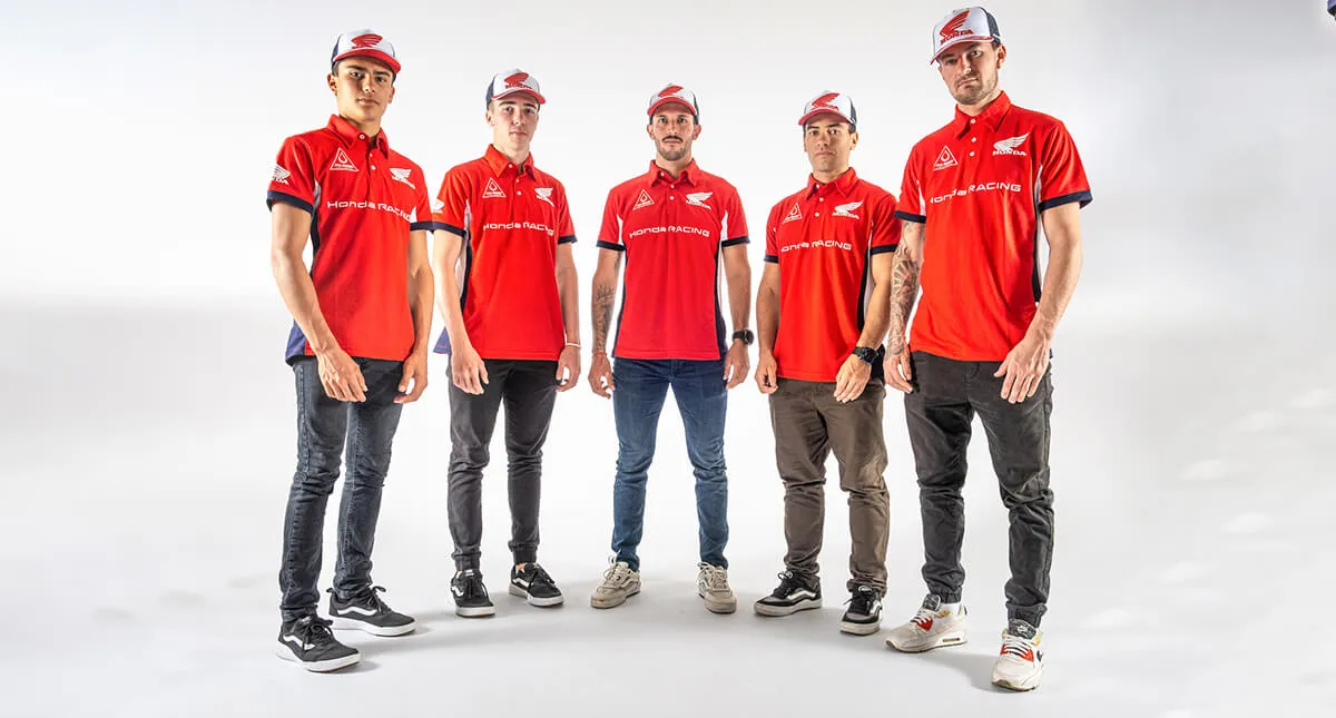 Equipe de Motocross da Honda Racing 2024