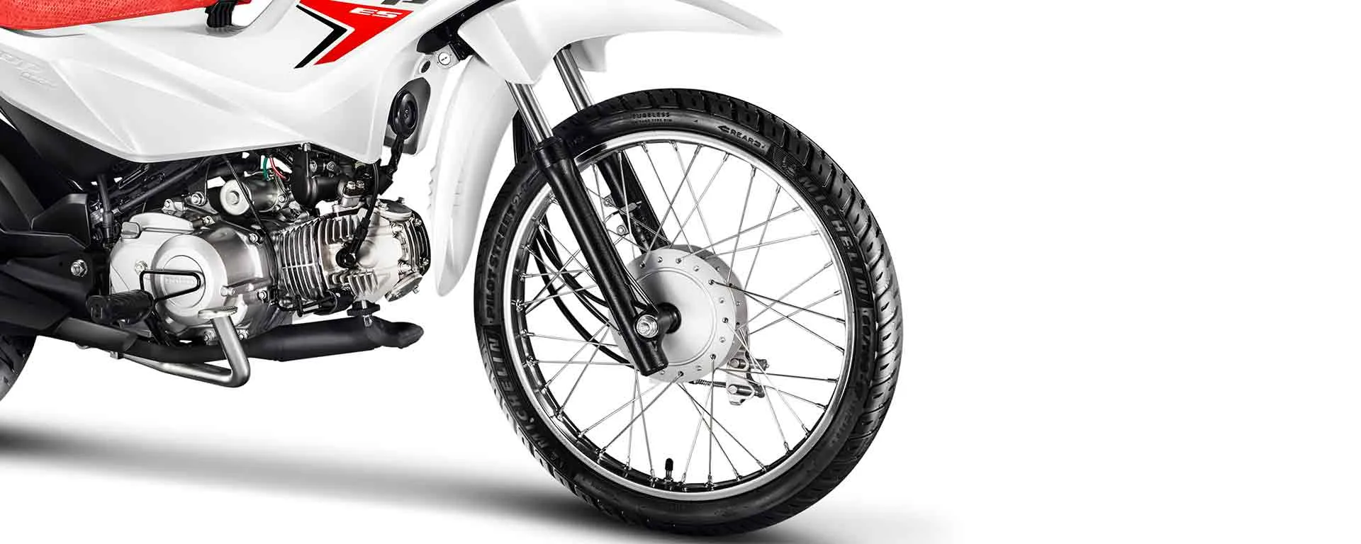 Módulo Features Segurança do Freio CBS da Moto Honda POP 110i ES Branco Ross White