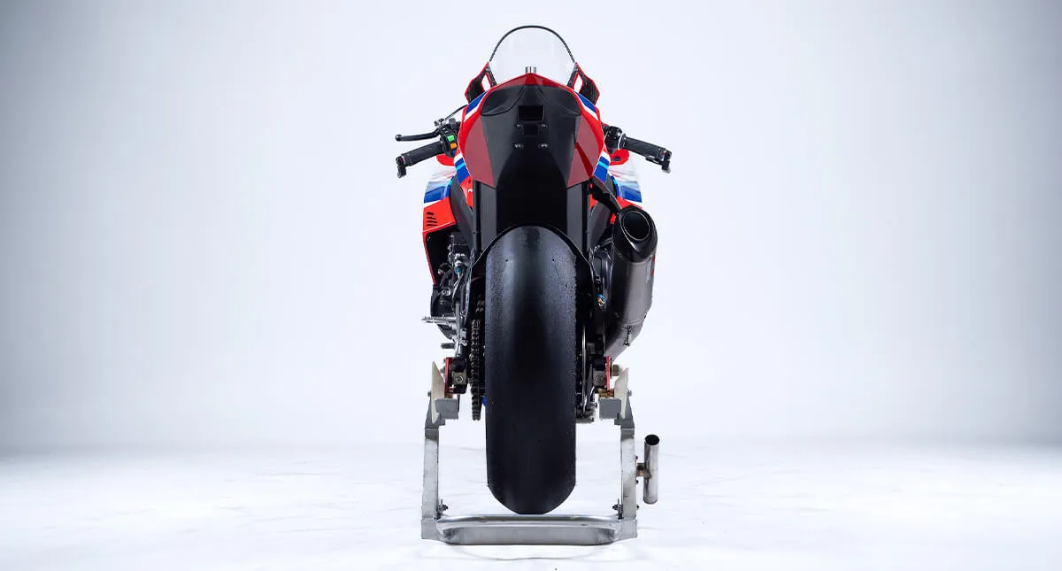 Traseira da motocicleta Honda CBR 1000RR-R Fireblade SP