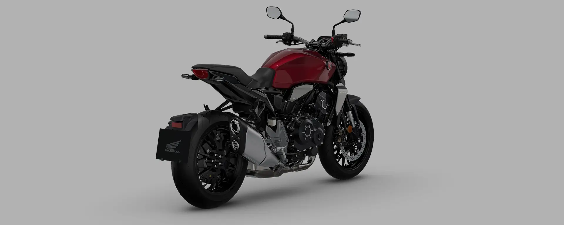 Design do Acabamento Arteanal da Moto Honda CB 1000R Vermelho Metálico Bordeaux Red Metallic