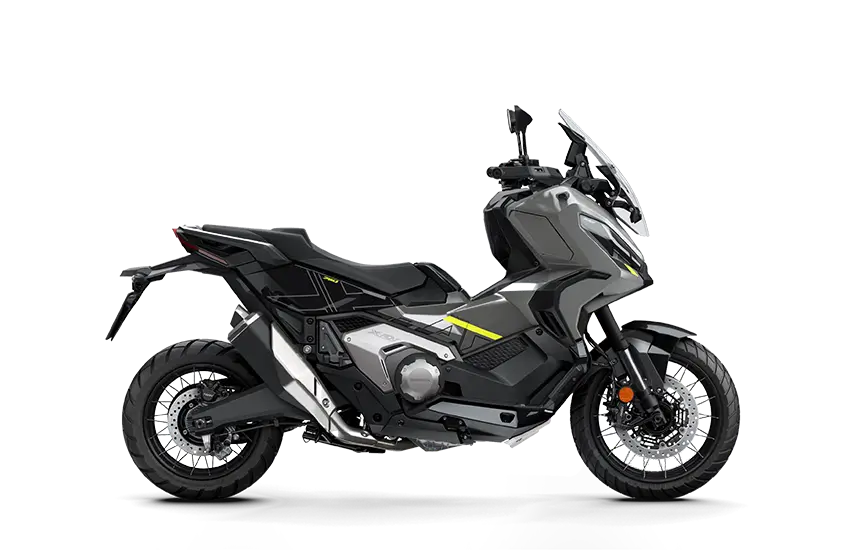 Detalhe Lateral Moto Honda X-ADV Iridium Gray Metallic - Cinza Metálico