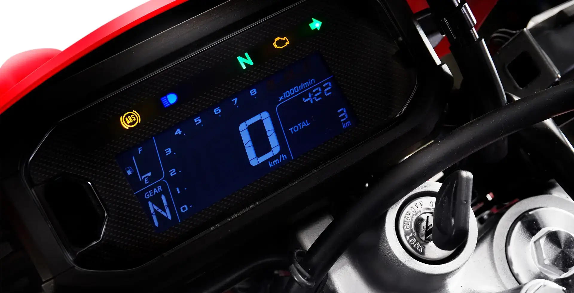 Painel da XR 300L Tornado Vermelho Fighting Red 