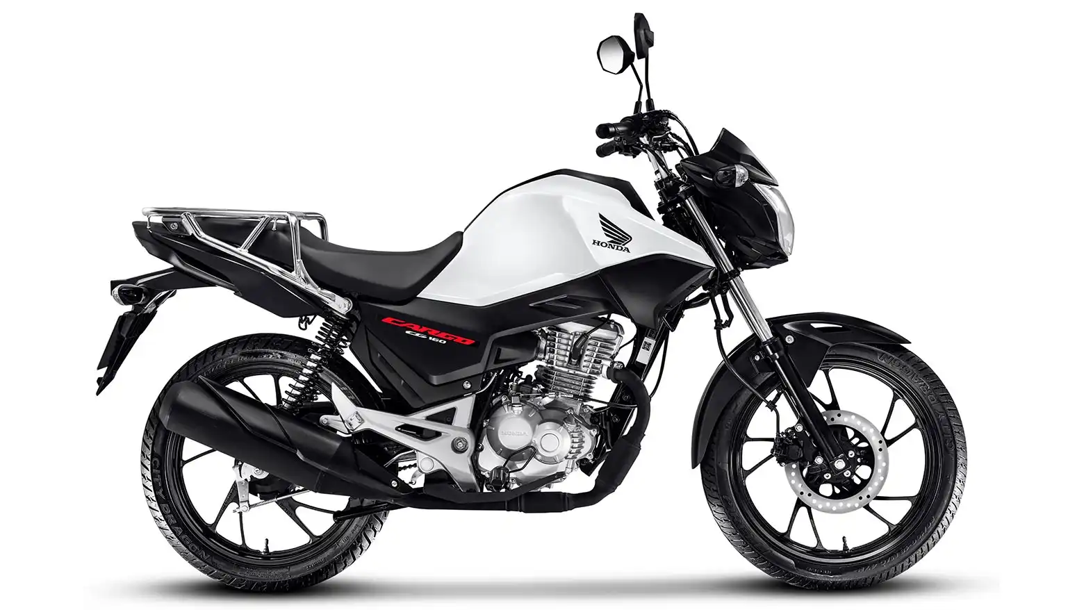 Honda CG 160 Cargo lateral direita branco