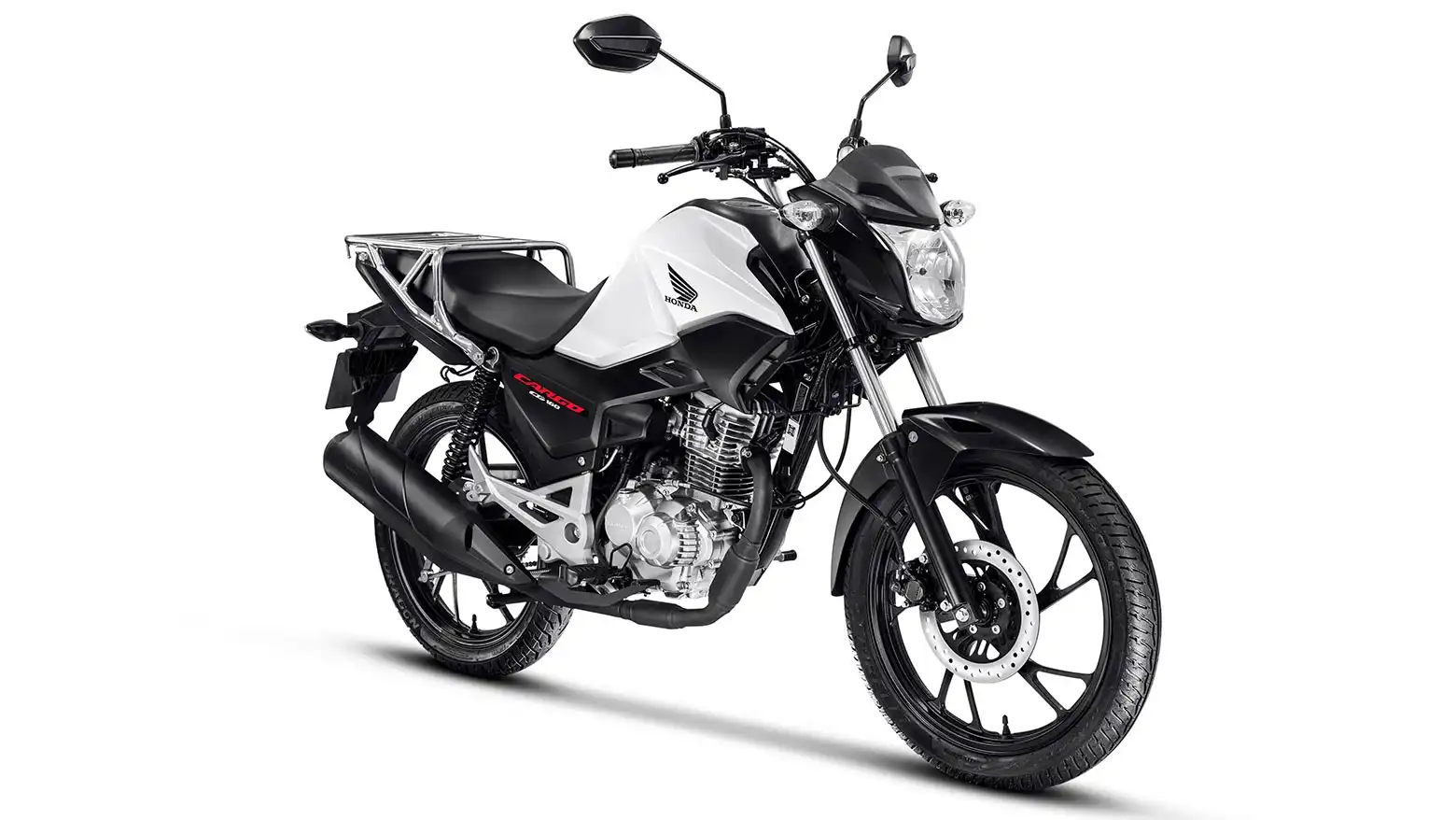 Honda CG 160 Cargo lateral dianteira direita branco