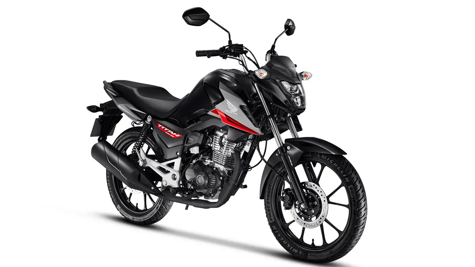 Honda CG 160 Titan Lateral Dianteira Direita Preto