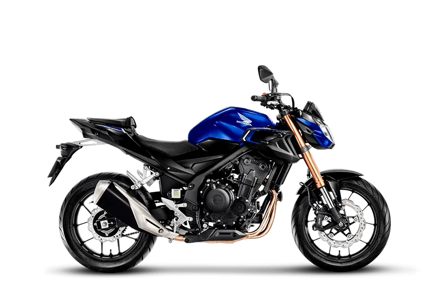 Moto Honda CB 500F Azul Perolizado