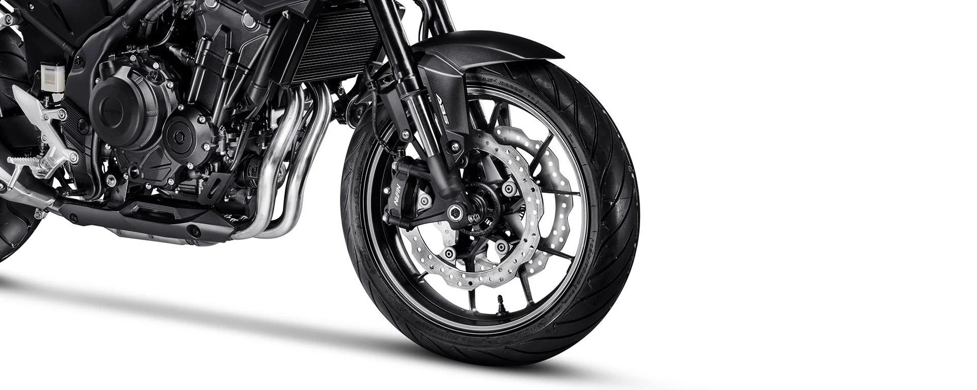 Honda Hornet 500 Vermelha Detalhe Frontal