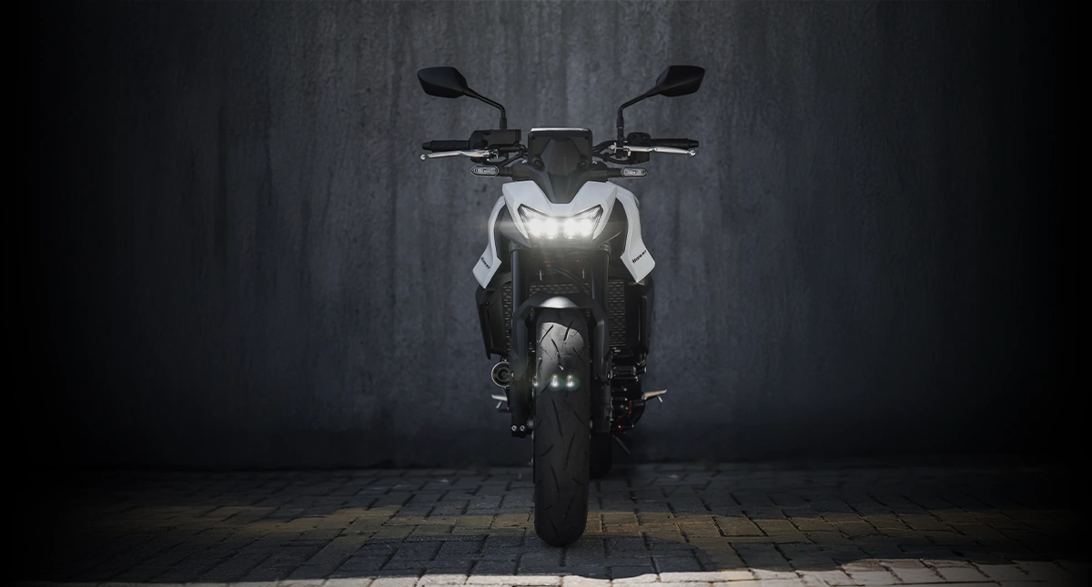 Frente motocicleta Honda