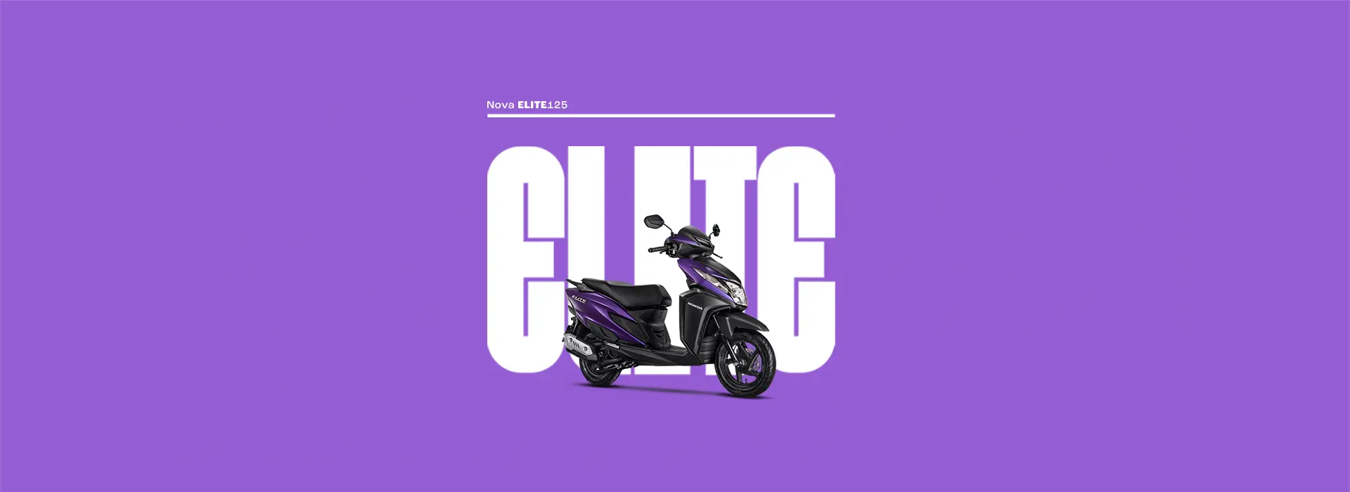 Banner do cabeçalho da moto Honda Elite125 versão desktop