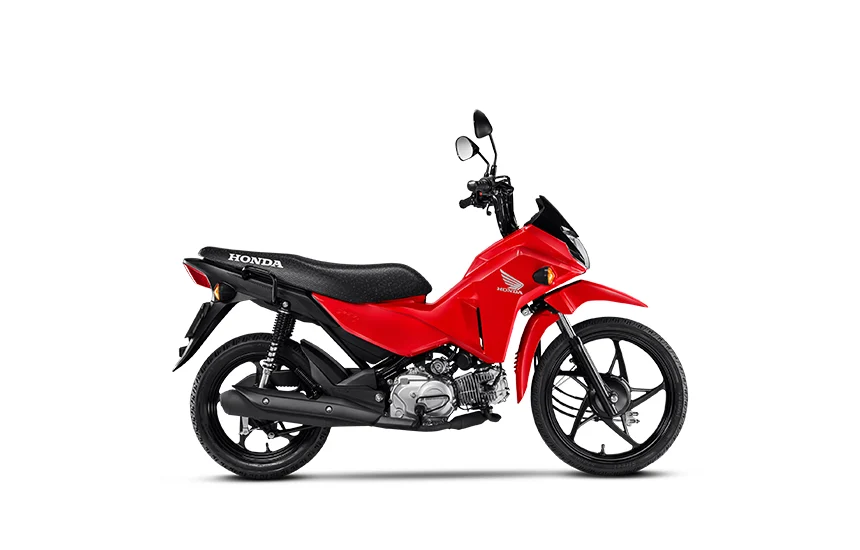 Visão lateral Pop110i