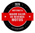Motoneta -Maior Valor de Revenda de Motos 2026- Biz125