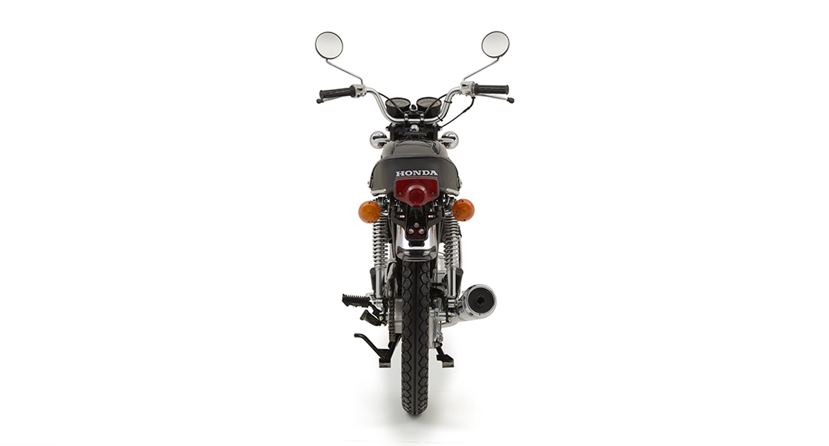 vista traseira Honda cg 125 alcool