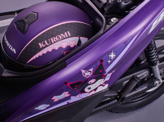 Porta-Objetos Embaixo do Banco da Moto Honda Biz Kuromi