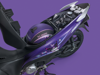 Porta-Objetos Embaixo do Banco da Moto Honda Biz Kuromi