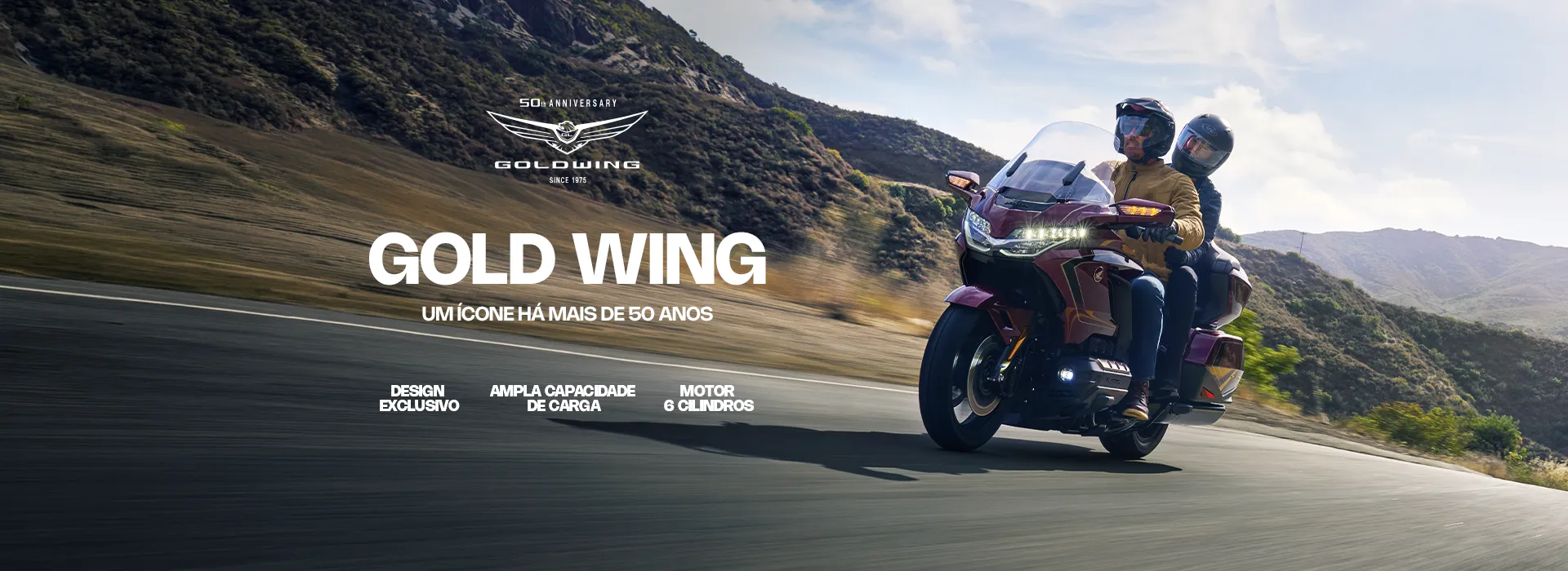 Banner Home Gold Wing 50 anos