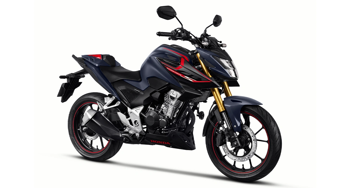 Moto Honda Twister vista pela direita