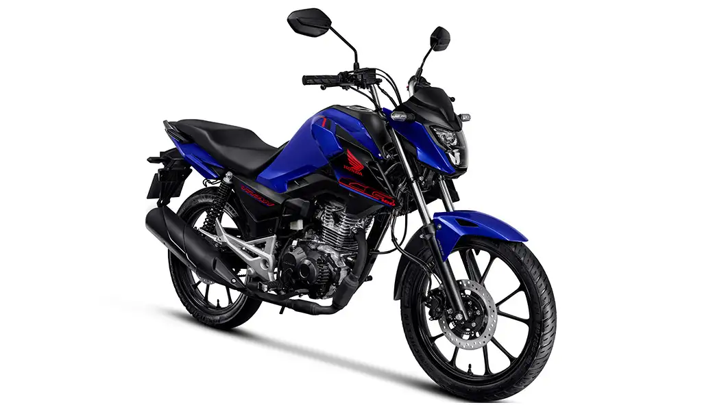 Visão Frontal da Lateral Direita da Honda CG160 Titan