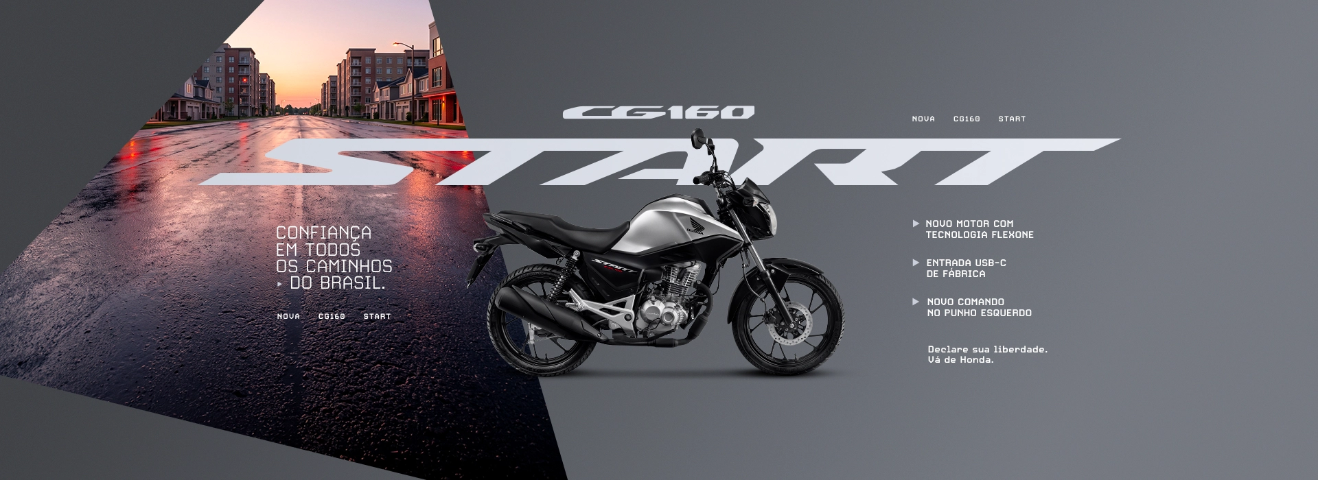 Banner Moto Honda CG160 Start