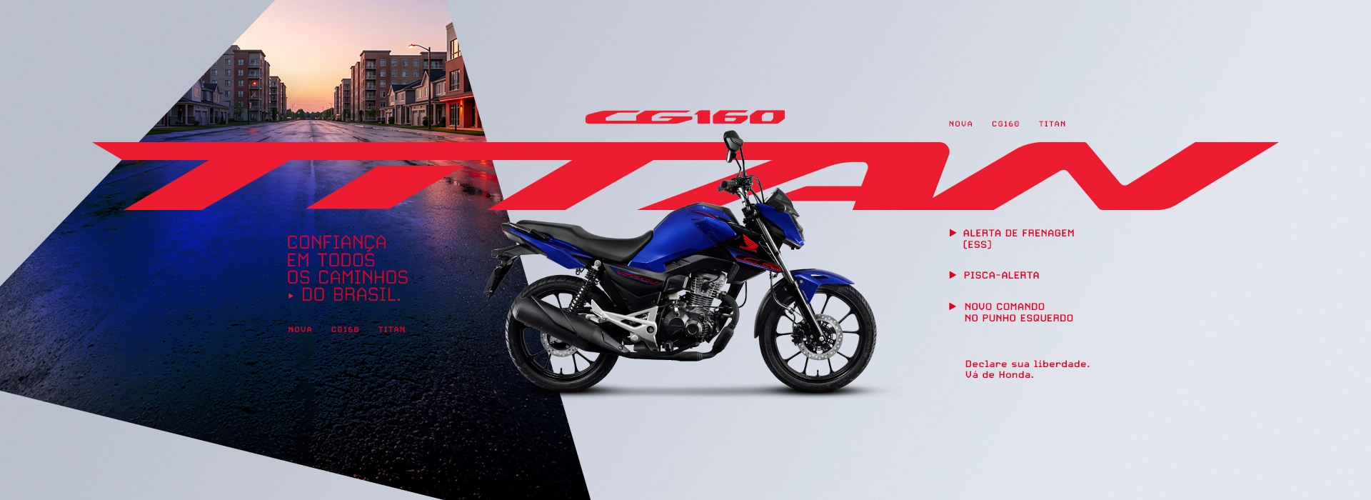 Banner Header Honda CG 160 Titan